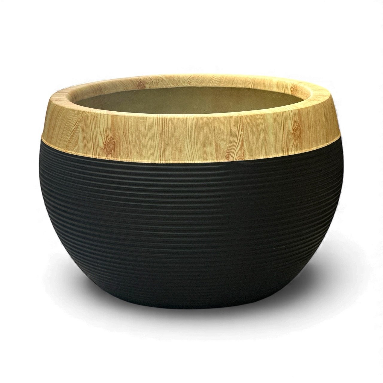 RING STONE ROUND DUAL TONE ( FRP PLANTERS ) SUITABLE FOR INDOOR AND OUTDOOR - Image 3