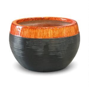 RING STONE ROUND DUAL TONE ( FRP PLANTERS ) SUITABLE FOR INDOOR AND OUTDOOR
