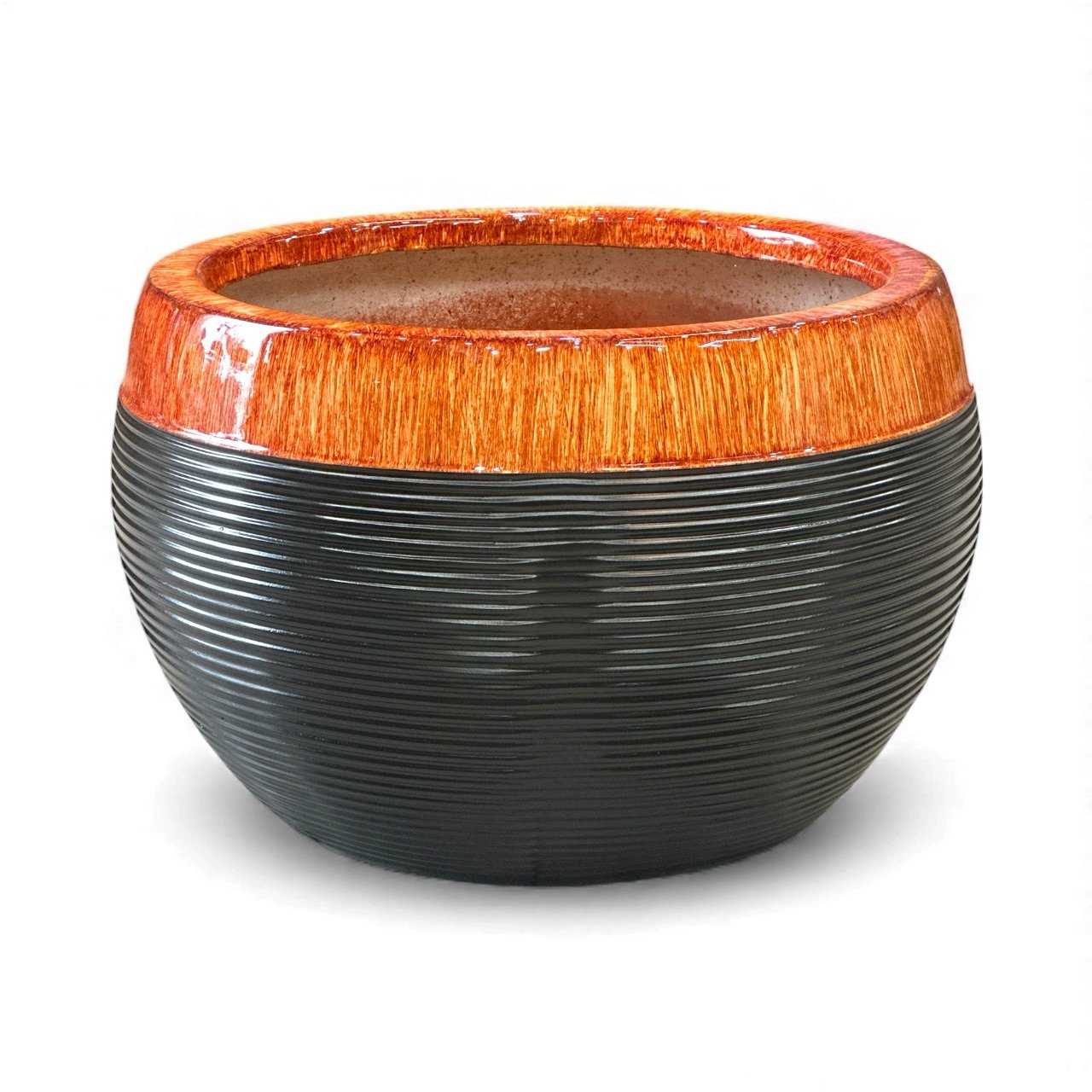 RING STONE ROUND DUAL TONE ( FRP PLANTERS ) SUITABLE FOR INDOOR AND OUTDOOR