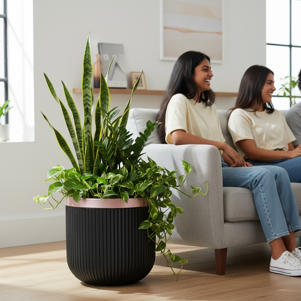 MILANO 40 DUAL TONE PLANTER FOR INDOOR