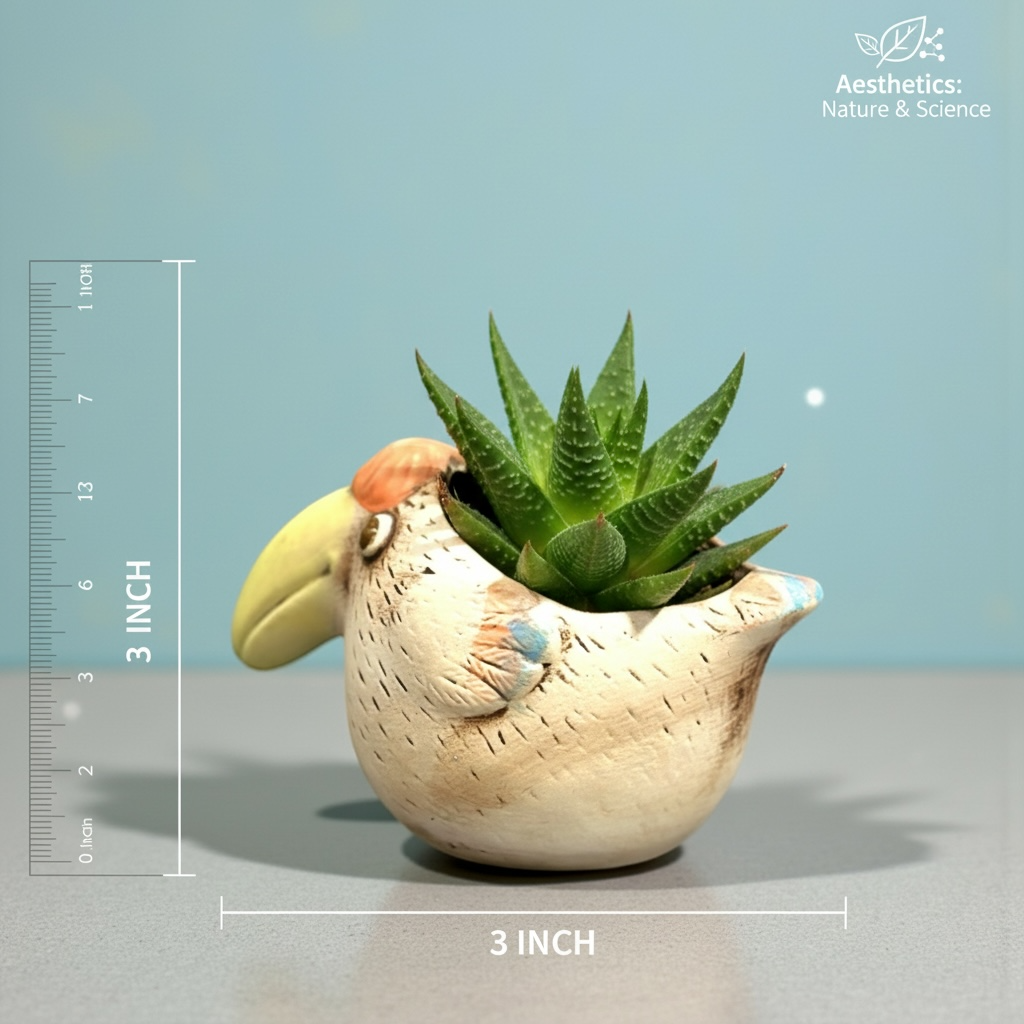 Designer Bird Succulent Pot – Decorative Mini Planter