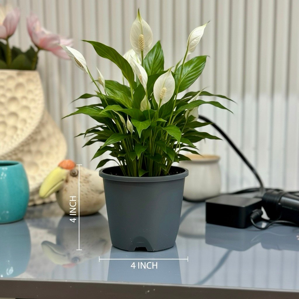 4 Inch Plastic Grower Pot – Nursery Plant Pot (coffee)