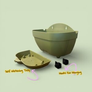 Wall Mounted Self-Watering Planter