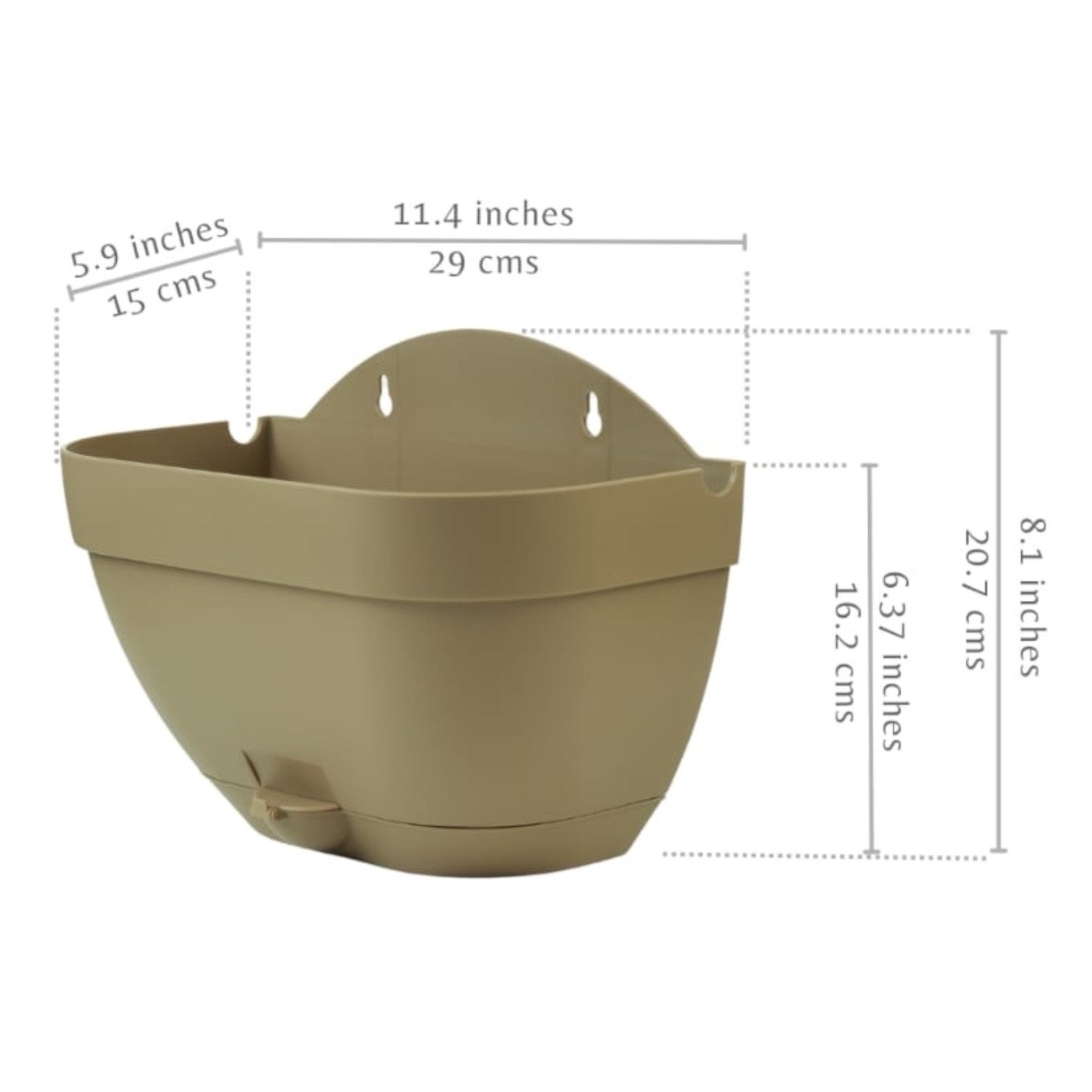 Wall Mounted Self-Watering Planter - Image 7