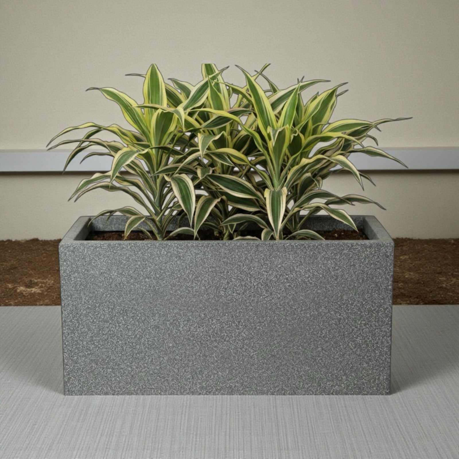 Quebec Rectangle Planter 60 Cm x 30 Cm