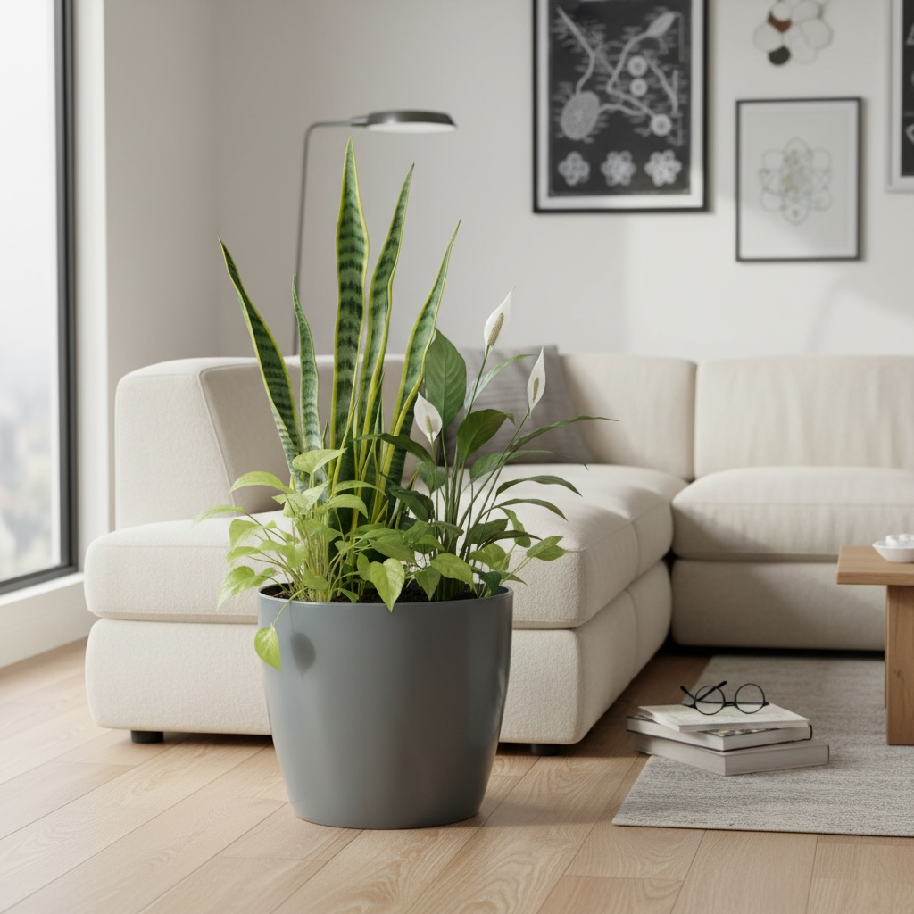 Premium Gloss Matt Finish Planter with Wheels - Image 5